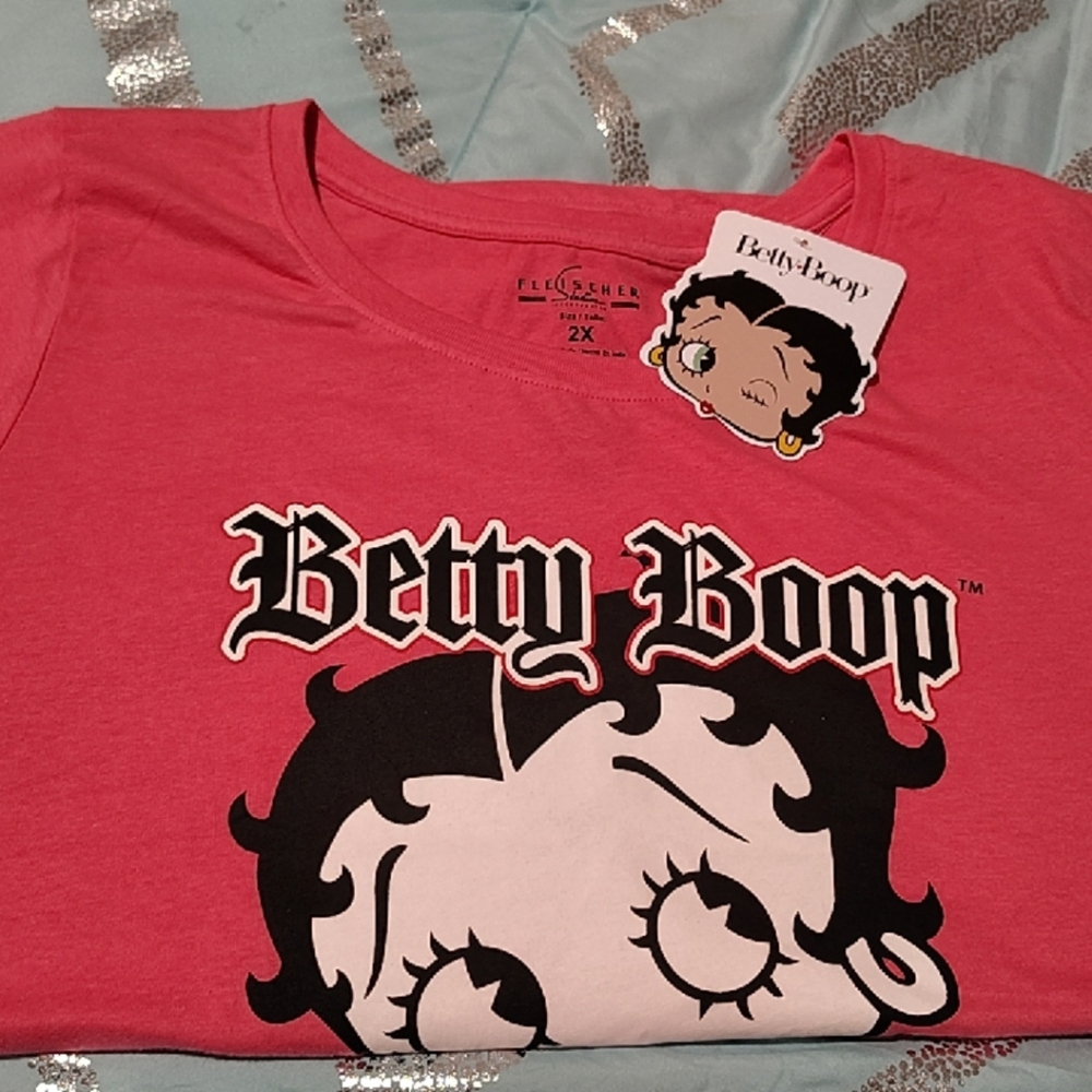 Betty Boop Red Short Sleeve Tee